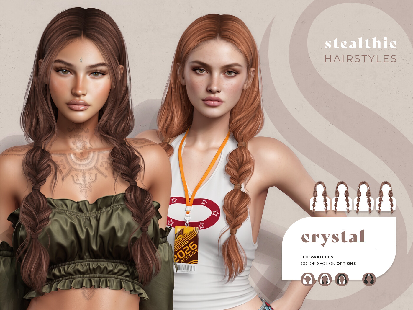 Прическа Crystal Hair